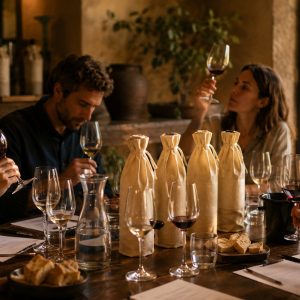 Hosting a Blind Wine Tasting - ilustracion