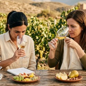 Guía de cata para vinos blancos argentinos: de Torrontés a Chardonnay - ilustracion