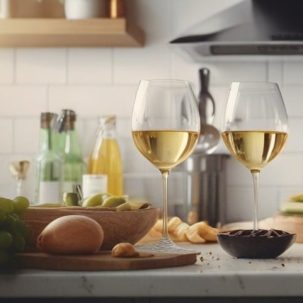 cocinar con vino blanco