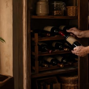 Cómo guardar vino en casa sin bodega: guía 2026 - ilustracion