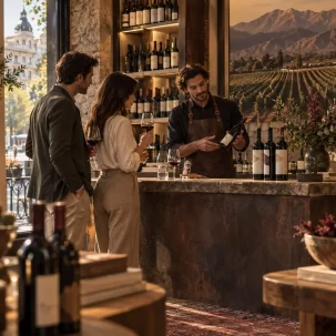 Por qué las bodegas premium abren locales propios en 2026 - ilustracion