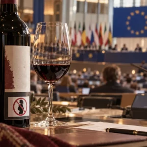 Etiquetado del vino: Europa y las advertencias sanitarias - ilustracion