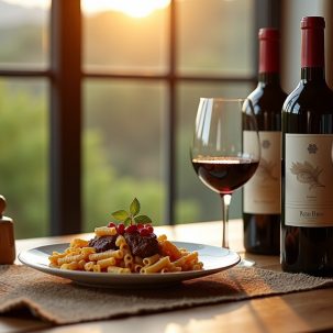 Malbec o Cabernet: guía de maridaje con comidas — ilustración