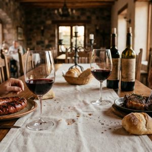 Qué vino tomar con cada plato: guía de maridaje - ilustracion
