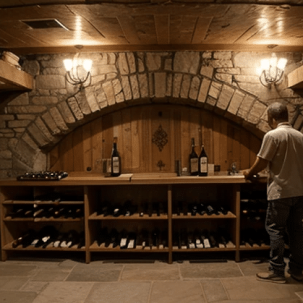 bodega de vinos de madera
