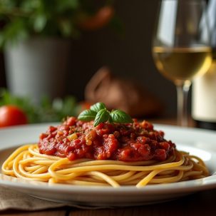 ¿Qué vino con ragú rojo y pollo alla cacciatora? — ilustración