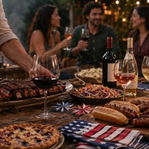 A Wine Lover’s Guide to Hosting a Fourth of July Party - ilustracion