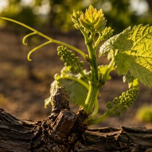 Qué es el pámpano de la vid: el brote verde que da vida a la uva - ilustracion