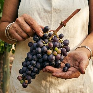 Qué es un racimo de uva y cómo influye en la calidad del vino - ilustracion