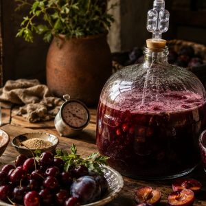 Does this cherry plum wine recipe sound right? - ilustracion