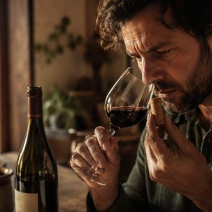 Vino con olor a corcho: cómo detectarlo y qué hacer - ilustracion