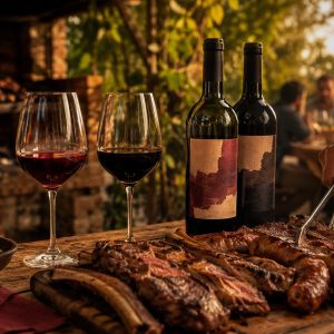 Qué vino tomar en un asado argentino: guía 2026 - ilustracion