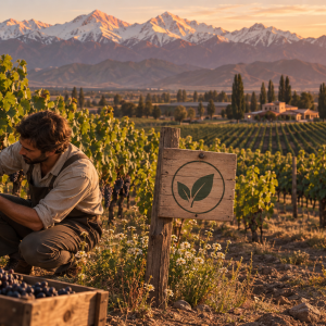 Vinos orgánicos Argentina: 180% de crecimiento en 10 años — ilustración
