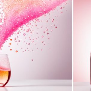 ¿Qué es un vino espumoso rosado?